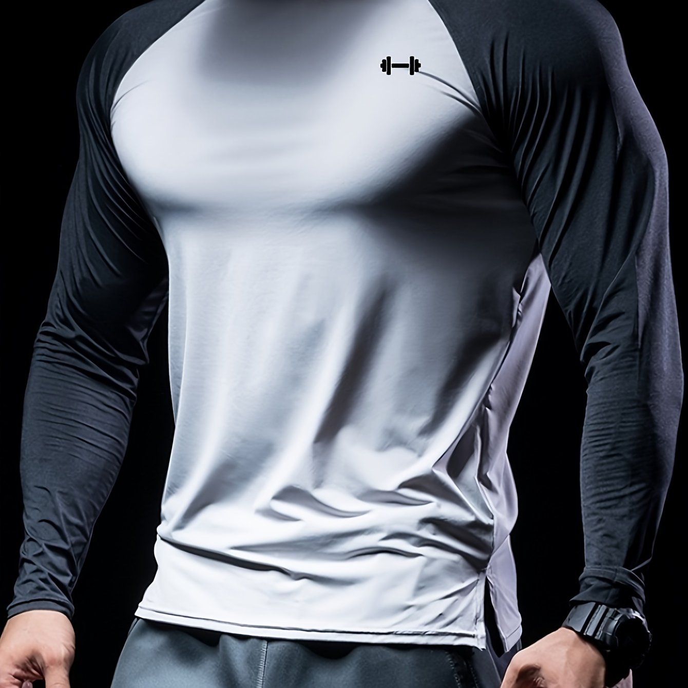 T-shirt athlétique de couleurs pour homme, coupe ajustée, respirant et compressif, haut confortable pour le sport d'été