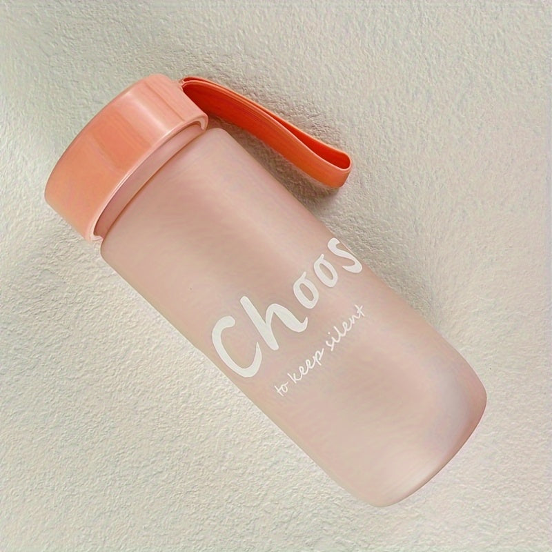 Bouteille portable écologique de 600 ml/20 oz sans BPA, grande capacité, en plastique, anti-fuite, pour le sport, avec couvercle, pour l'école, le sport.
