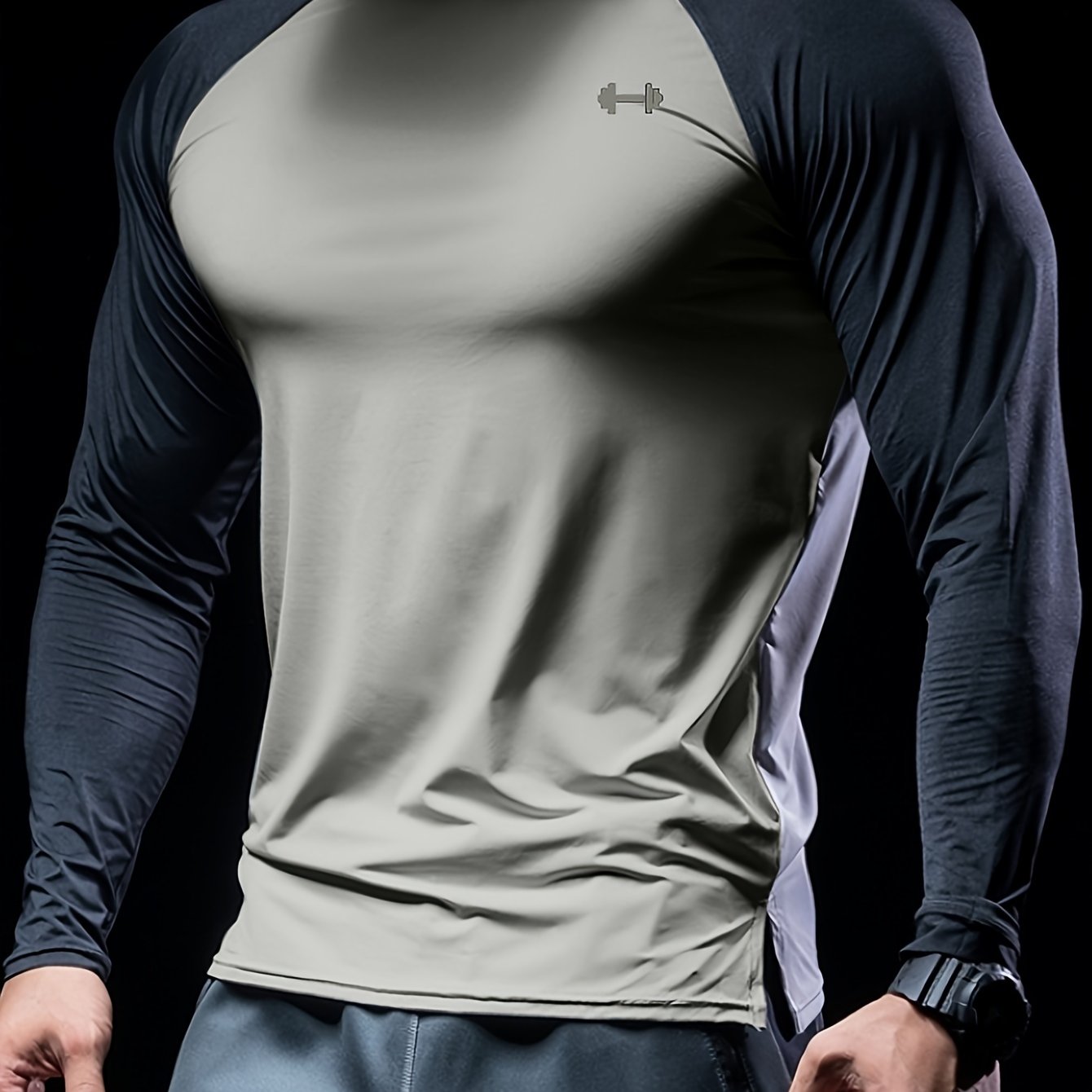 T-shirt athlétique de couleurs pour homme, coupe ajustée, respirant et compressif, haut confortable pour le sport d'été