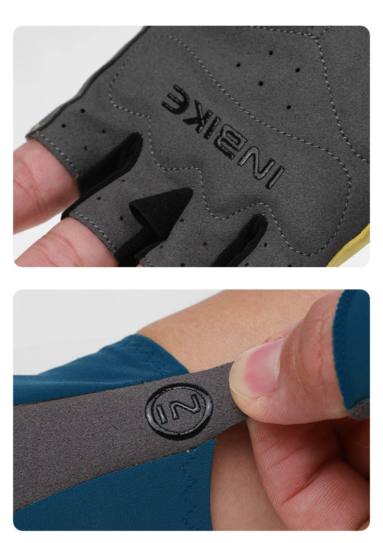 Gants de cyclisme INBIKE, mitaines d'été pour hommes et femmes, gants de VTT absorbant les chocs.