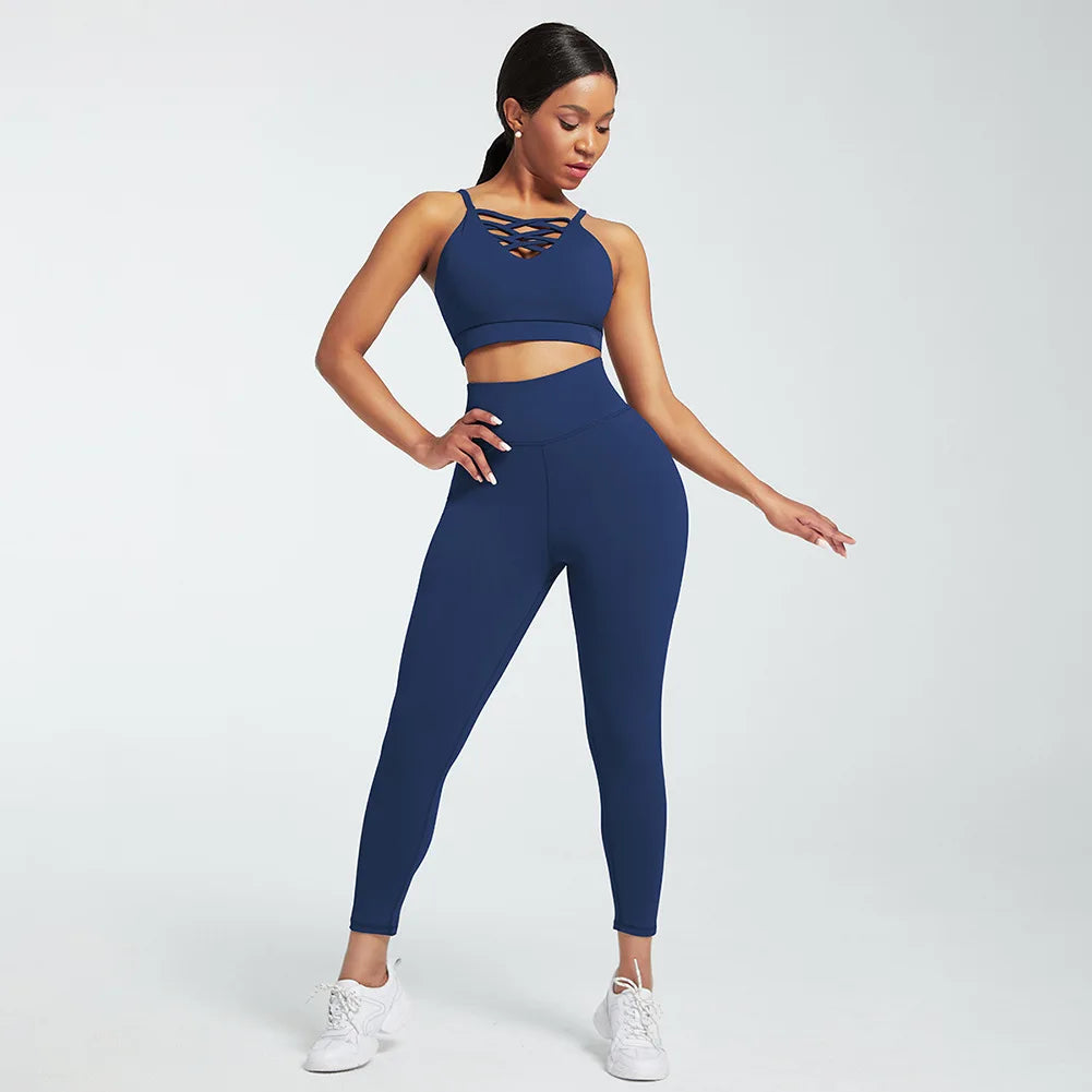 Ensemble de yoga 3 pièces pour femme, vêtements à manches longues, sweat à capuche.
