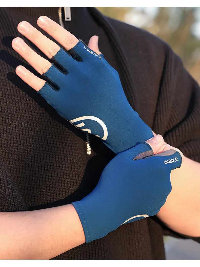 Gants de cyclisme INBIKE, mitaines d'été pour hommes et femmes, gants de VTT absorbant les chocs.