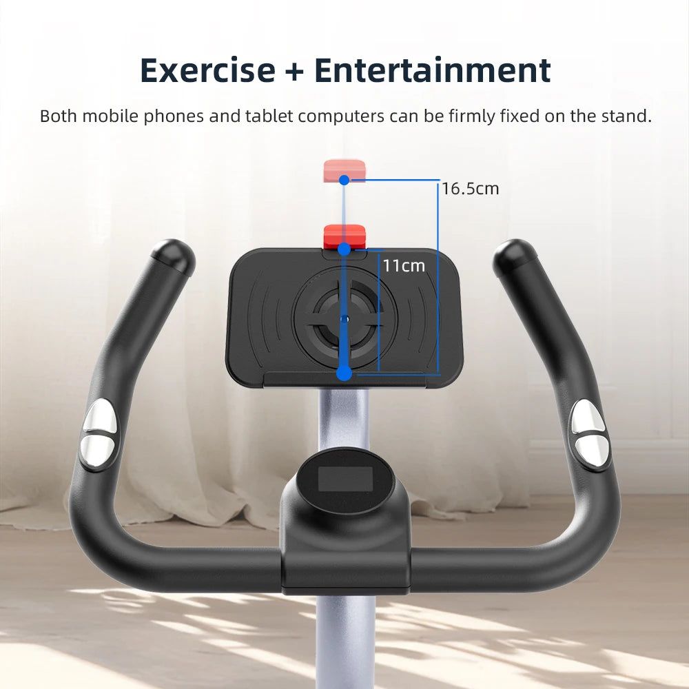 Vélo d'appartement Spinning Sport Intérieur Volant d'inertie Silencieux Résistance Magnétique Exercice Aérobic Fréquence Cardiaque Calories Bluetooth