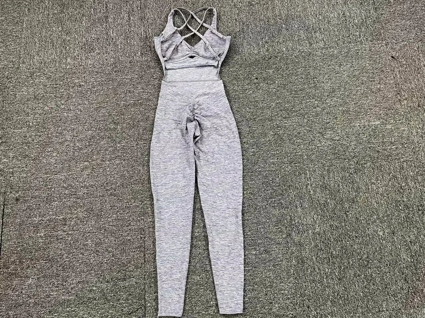 Combinaison de sport pour femme, push-up, gym, salopette de fitness 2025.