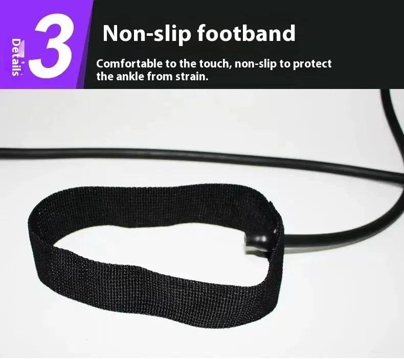 Kit de barre de Pilates pour le sport et le fitness, avec bande de résistance, corde de yoga et extracteur