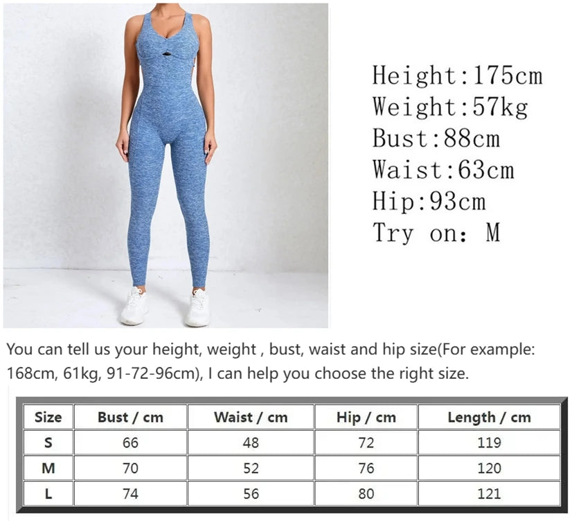 Combinaison de sport pour femme, push-up, gym, salopette de fitness 2025.
