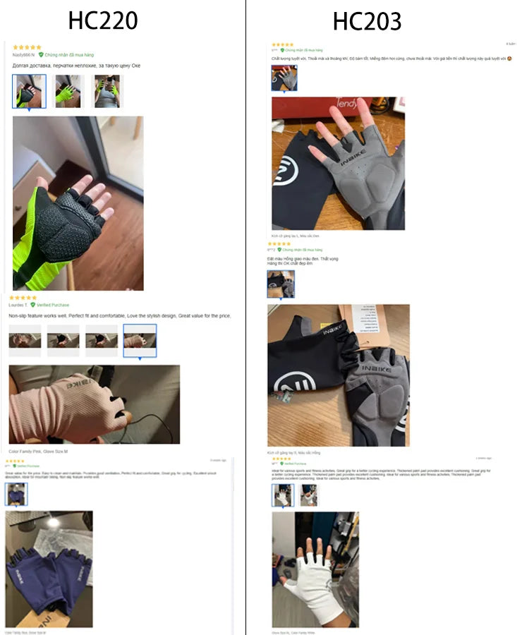 Gants de cyclisme INBIKE, mitaines d'été pour hommes et femmes, gants de VTT absorbant les chocs.
