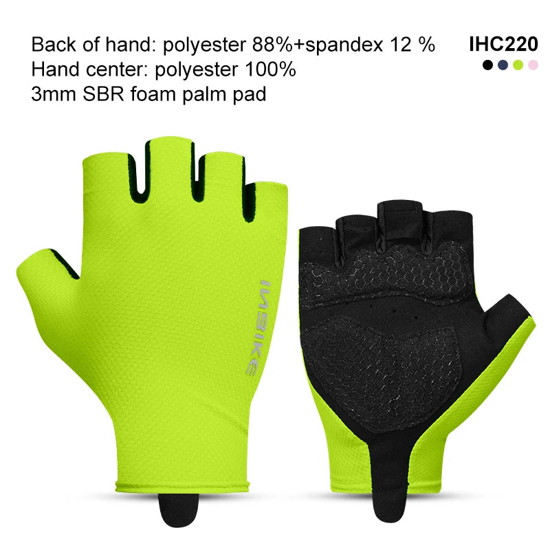 Gants de cyclisme INBIKE, mitaines d'été pour hommes et femmes, gants de VTT absorbant les chocs.