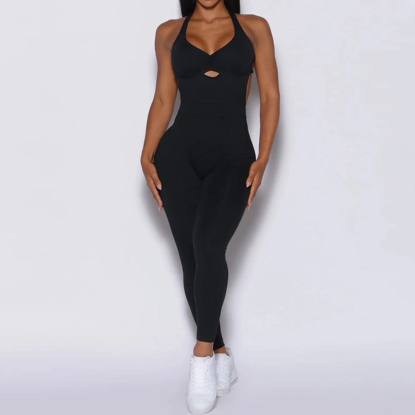Combinaison de sport pour femme, push-up, gym, salopette de fitness 2025.