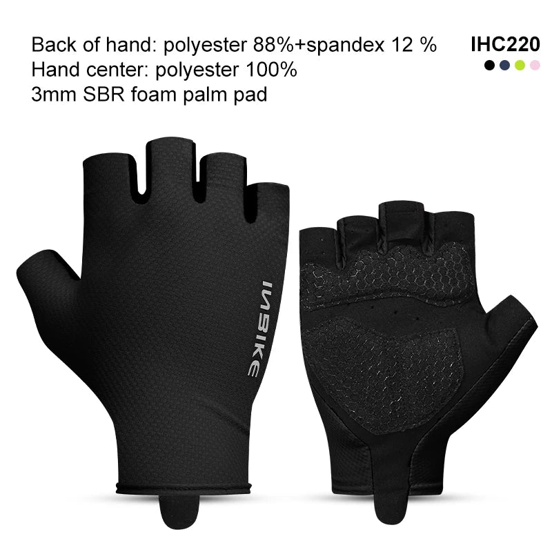 Gants de cyclisme INBIKE, mitaines d'été pour hommes et femmes, gants de VTT absorbant les chocs.