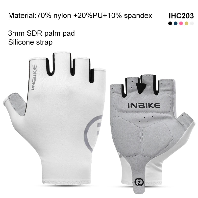 Gants de cyclisme INBIKE, mitaines d'été pour hommes et femmes, gants de VTT absorbant les chocs.