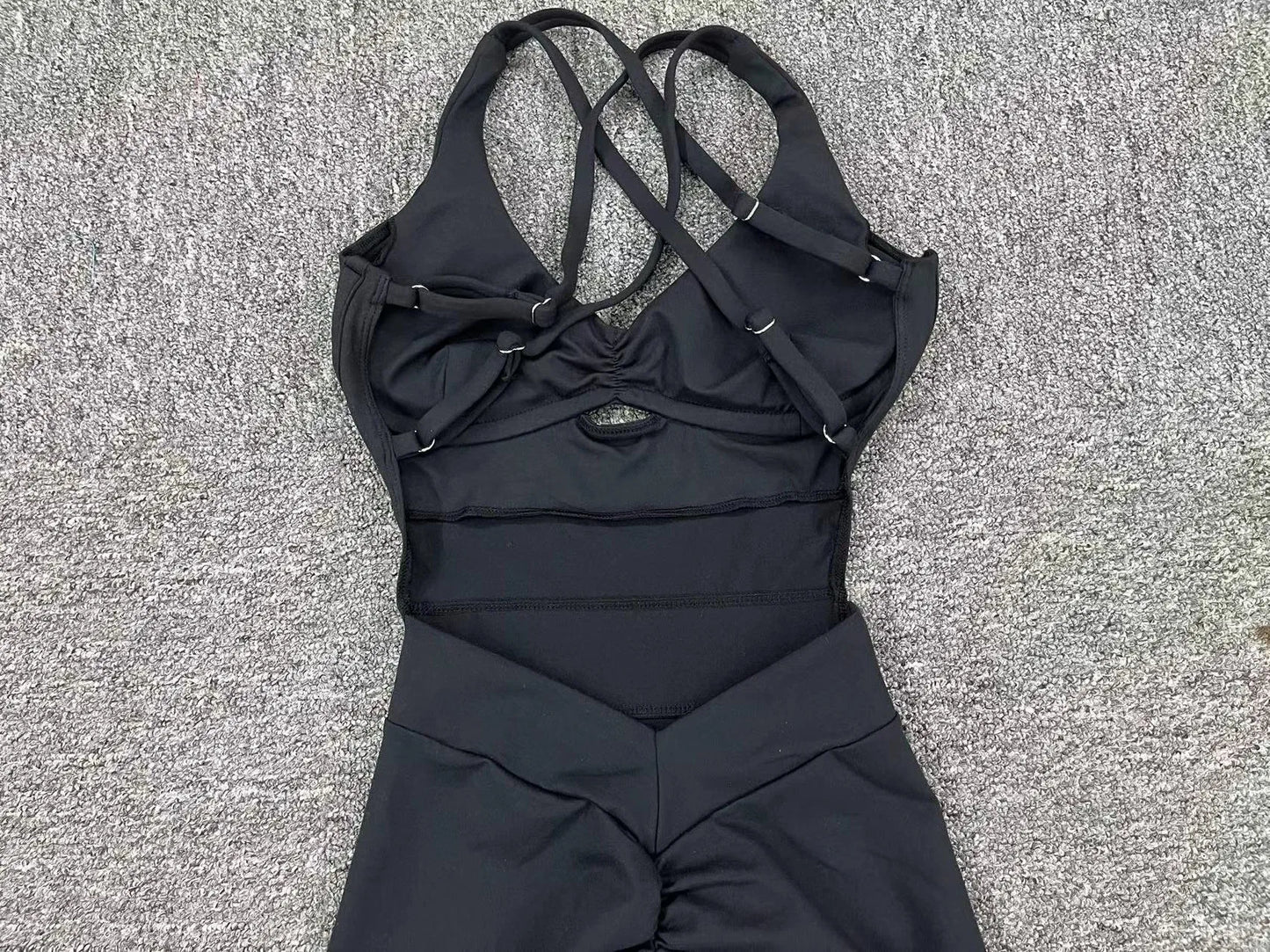 Combinaison de sport pour femme, push-up, gym, salopette de fitness 2025.