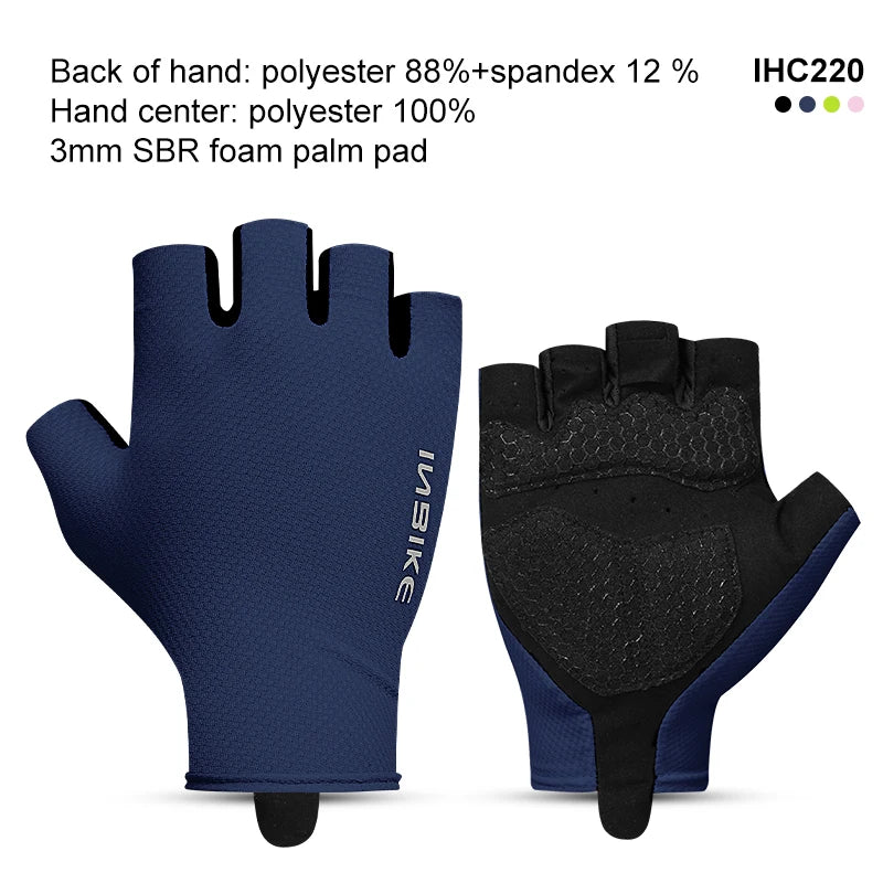 Gants de cyclisme INBIKE, mitaines d'été pour hommes et femmes, gants de VTT absorbant les chocs.