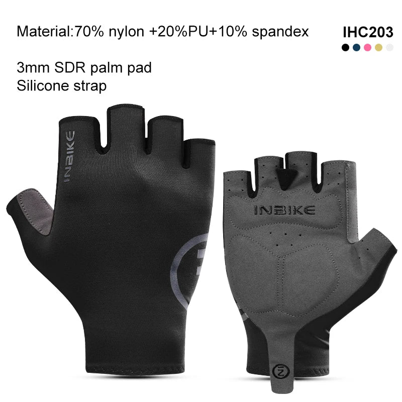 Gants de cyclisme INBIKE, mitaines d'été pour hommes et femmes, gants de VTT absorbant les chocs.