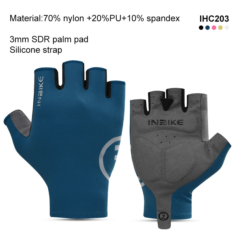 Gants de cyclisme INBIKE, mitaines d'été pour hommes et femmes, gants de VTT absorbant les chocs.