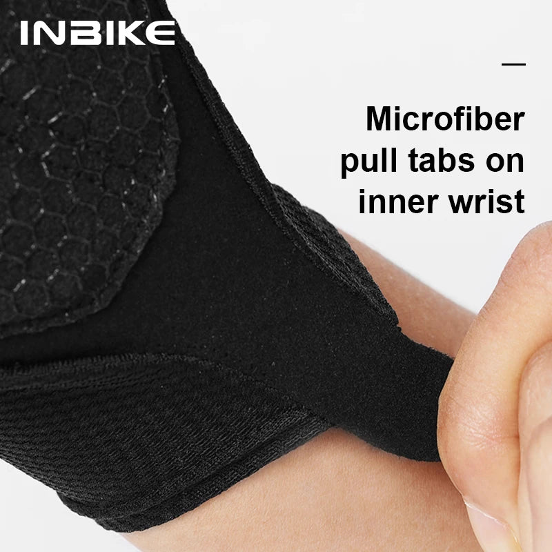Gants de cyclisme INBIKE, mitaines d'été pour hommes et femmes, gants de VTT absorbant les chocs.