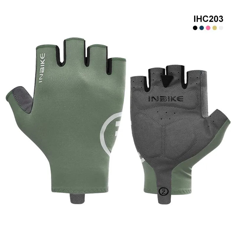 Gants de cyclisme INBIKE, mitaines d'été pour hommes et femmes, gants de VTT absorbant les chocs.