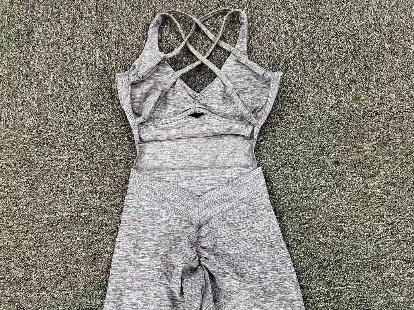 Combinaison de sport pour femme, push-up, gym, salopette de fitness 2025.