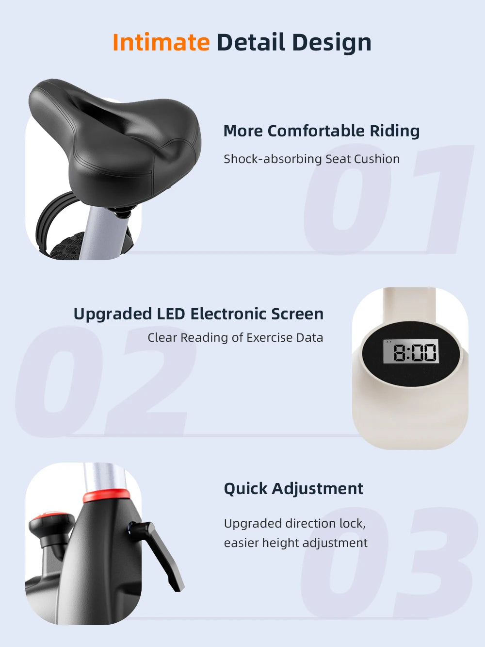 Vélo d'appartement Spinning Sport Intérieur Volant d'inertie Silencieux Résistance Magnétique Exercice Aérobic Fréquence Cardiaque Calories Bluetooth