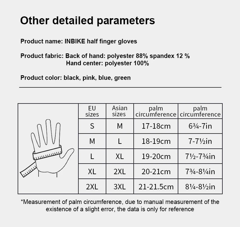 Gants de cyclisme INBIKE, mitaines d'été pour hommes et femmes, gants de VTT absorbant les chocs.