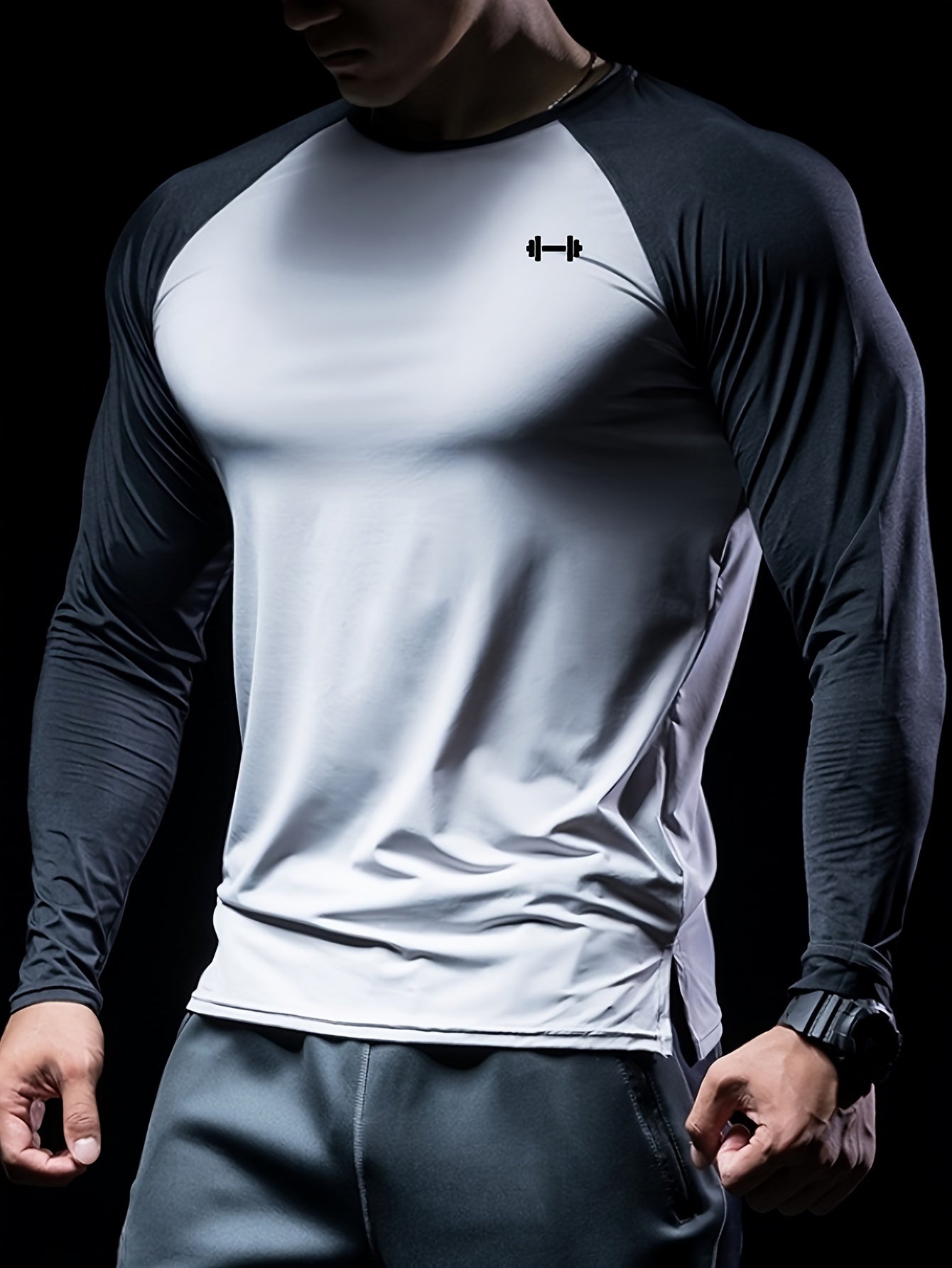 T-shirt athlétique de couleurs pour homme, coupe ajustée, respirant et compressif, haut confortable pour le sport d'été