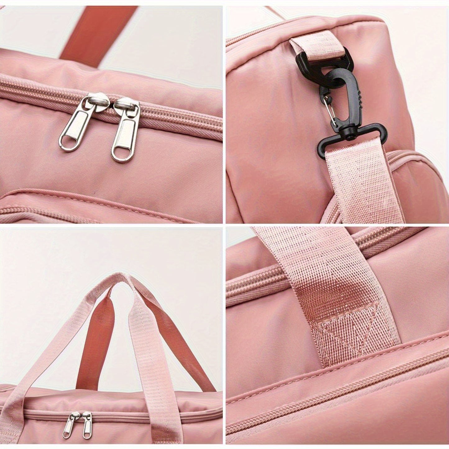 Sac de sport de fitness multifonctionnel imprimé gymnaste - Sac de voyage en nylon léger de grande capacité avec compartiment humide/sec, pour femmes et hommes, durable