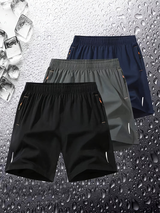 3pcs, short de sports homme. 2 mixte de couleur disponible