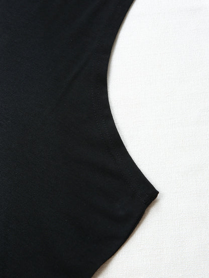 Débardeur de sport d'été pour homme, coupe ajustée, en polyester et élasthanne, sans manches, col ras du cou, séchage rapide, respirant.