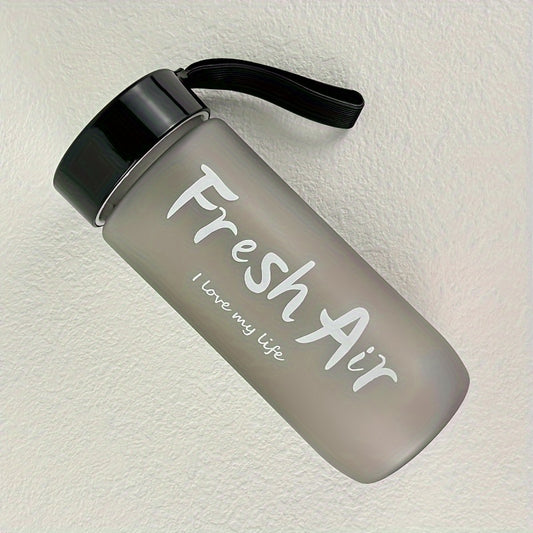 Bouteille portable écologique de 600 ml/20 oz sans BPA, grande capacité, en plastique, anti-fuite, pour le sport, avec couvercle, pour l'école, le sport.
