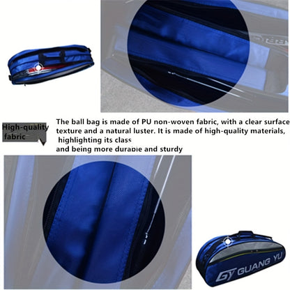 Sac de sport multicouche grande capacité avec roulettes et bandoulière rembourrée - en nylon résistant pour raquettes de tennis et de badminton, idéal pour les voyages, la salle de sport et l'entraînement (rouge/noir)