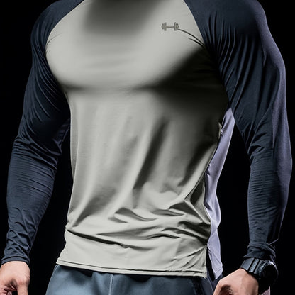 T-shirt athlétique de couleurs pour homme, coupe ajustée, respirant et compressif, haut confortable pour le sport d'été