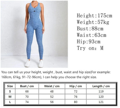 Combinaison de sport pour femme, push-up, gym, salopette de fitness 2025.