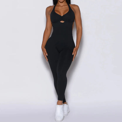 Combinaison de sport pour femme, push-up, gym, salopette de fitness 2025.