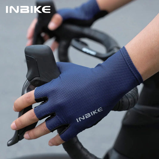 Gants de cyclisme INBIKE, mitaines d'été pour hommes et femmes, gants de VTT absorbant les chocs.