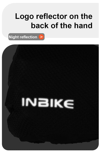 Gants de cyclisme INBIKE, mitaines d'été pour hommes et femmes, gants de VTT absorbant les chocs.