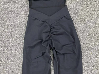 Combinaison de sport pour femme, push-up, gym, salopette de fitness 2025.