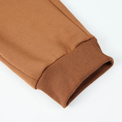 Pantalon de survêtement pour homme, poches latérales zippées, taille élastique, style sport décontracté, ample, fitness, gym