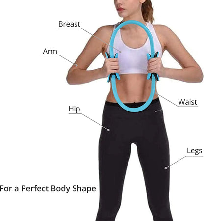 Anneau de Pilates pour tonifier les cuisses, les abdominaux et les jambes, entraînement de résistance, sport, fitness, yoga