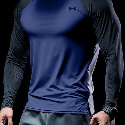 T-shirt athlétique de couleurs pour homme, coupe ajustée, respirant et compressif, haut confortable pour le sport d'été