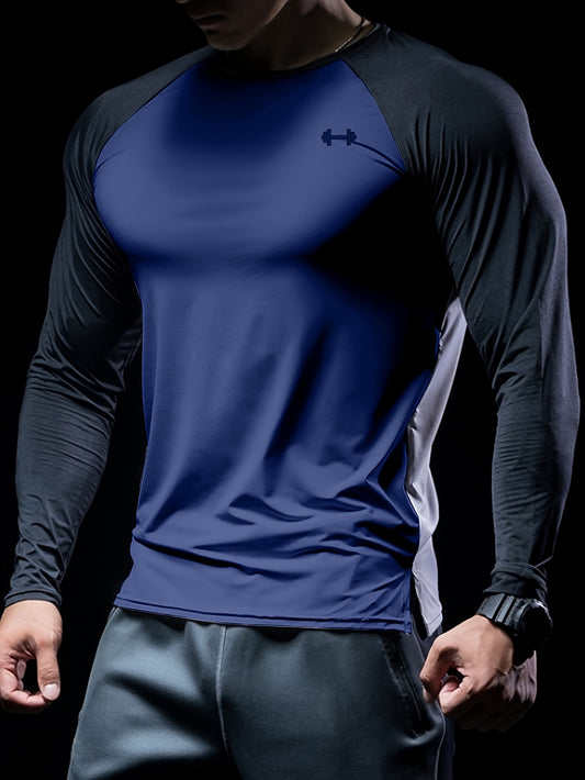 T-shirt athlétique de couleurs pour homme, coupe ajustée, respirant et compressif, haut confortable pour le sport d'été