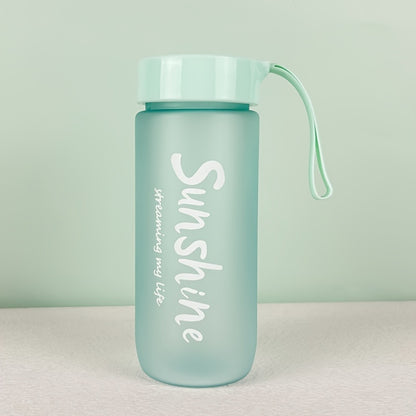 Bouteille portable écologique de 600 ml/20 oz sans BPA, grande capacité, en plastique, anti-fuite, pour le sport, avec couvercle, pour l'école, le sport.